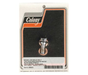 Colony brake Banjo bolts - Chrome 12mm * 1.5