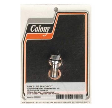 Colony boulons Banjo - Chrome, 12mm * 1,5