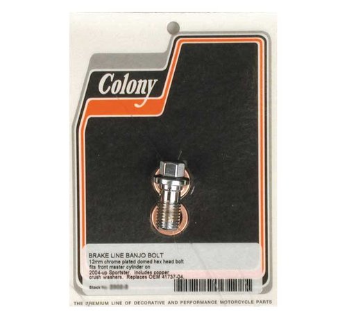 Colony brake Banjo bolts - Chrome 12mm * 1 5