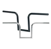 TC-Choppers guidon Frisco - Noir/Chrome élévation de 8 pouces