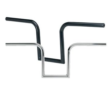 TC-Choppers handlebars Frisco - Black/ Chrome 8 inch rise