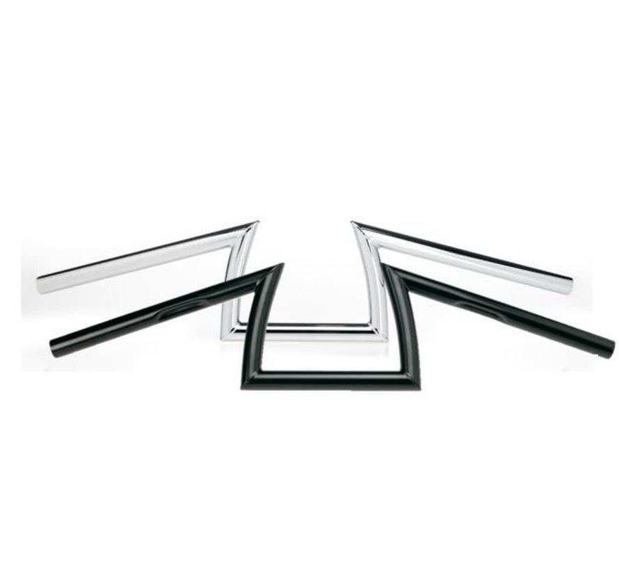 guidon Keystone - Noir / Chrome 5 pouces hausse