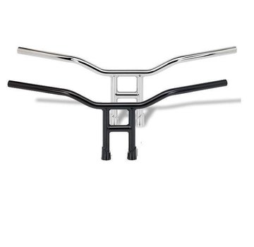 Biltwell Tyson handlebar -  black or chrome 10 inch high