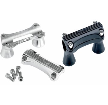 Biltwell handlebars risers Thunder - Black or Polished