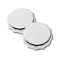 gas tank gas cap - deluxe screw-in - Chrome Fits: > 83-95 H-D models