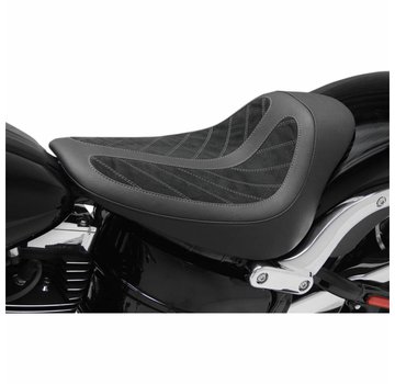 Mustang seat solo Fred Kodlin Signature Series black for Softail Breakout