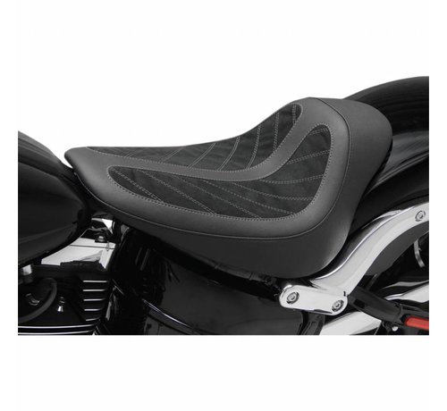 Mustang seat solo Fred Kodlin Signature Series black for Softail Breakout