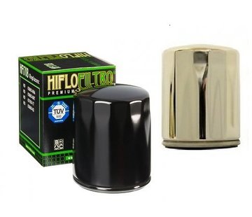 Hiflo-Filtro Ölfilter High Flow - Schwarz oder Chrom Passend für > 84-90 FLT; 84-94 FXR; 84-99 Softail 86-21 XL; 09-12 XR 1200