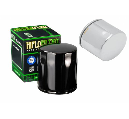 Hiflo-Filtro Oil filter High flow - Black or Chrome Fits> 02-17 V-Rod