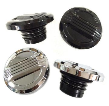 Wyatt Gatling gas tank gas cap Air Flow Set Black or Chrome screw in  Fits: > 1996-1999 Softail Evo