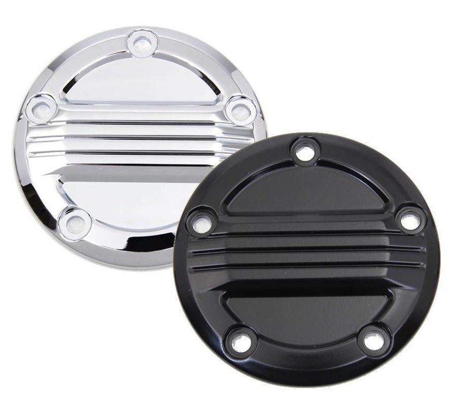 Engine Air Flow Ignition System Cover Black or Chrome Fits: > 99-17 Twin Cam