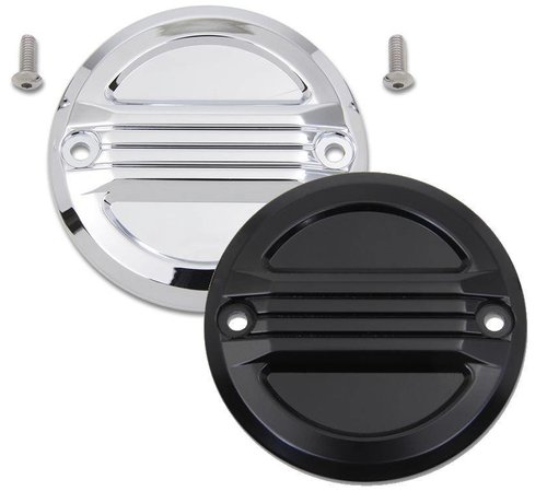 Wyatt Gatling Engine Air Flow Ignition System Cover Black or Chrome Fits: > 04-20 XL Sportster