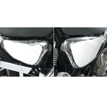 TC-Choppers batterie Sidecovers and Oil Tank Cover Chrome Fits:> Sportster XL 04-13