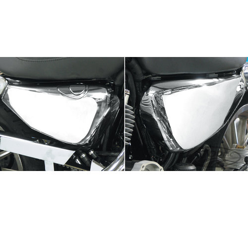 TC-Choppers batterie Sidecovers and Oil Tank Cover Chrome Fits:> Sportster XL 04-13