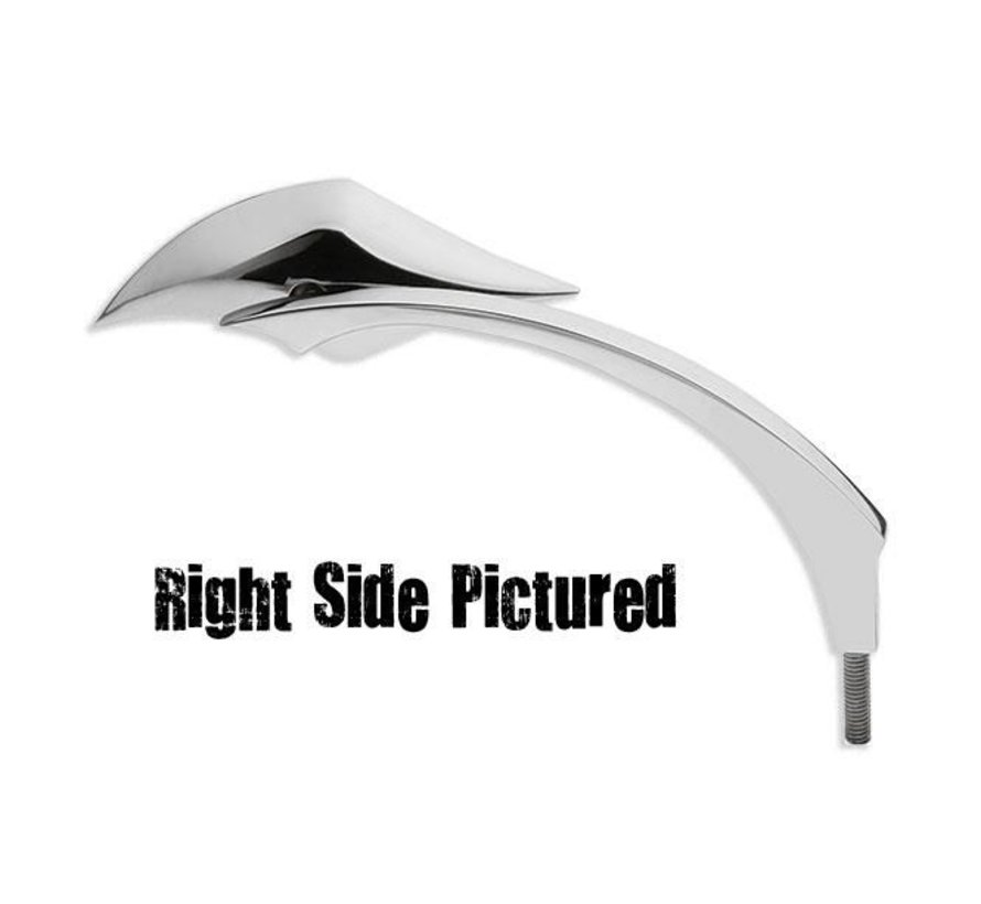 mirror Sniper mirror left or right side - Chrome Fits: > Universal