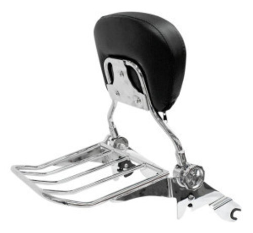 TC-Choppers seat Quick detachable backrest and rackbackrest and rack for 14-17 FLHRC/​FLHR/​FLHX/​FLTR