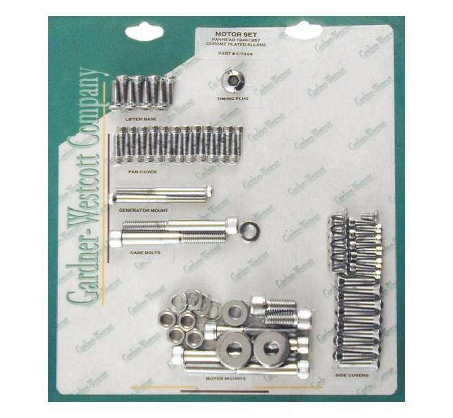 Engine motor screw sets allen - ss