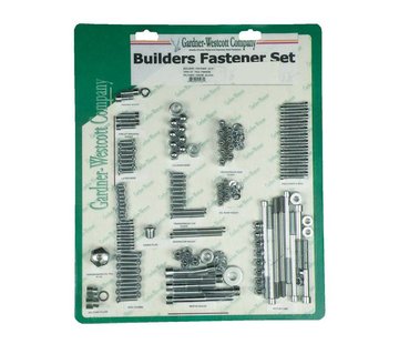 GARDNER-WESTCOTT fastener builders set allen - Chrome