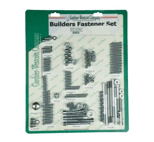 GARDNER-WESTCOTT fastener builders set allen - Chrome