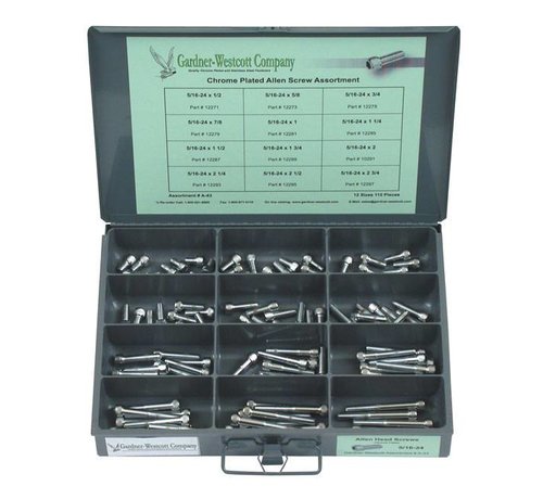 GARDNER-WESTCOTT fastener assortment bolts unc or unc - allen