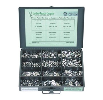 GARDNER-WESTCOTT fastener assortments nuts and lockwashers