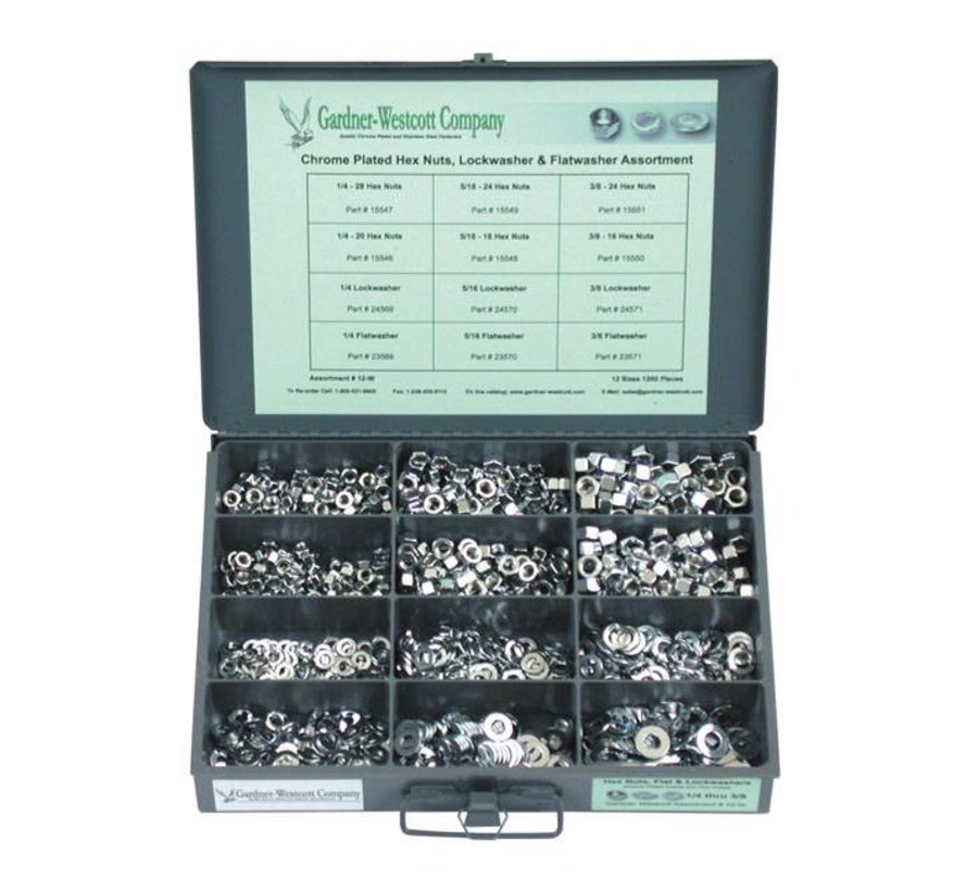 fastener assortments nuts and lockwashers