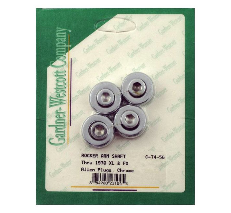 wheel rocker shaft end plugs