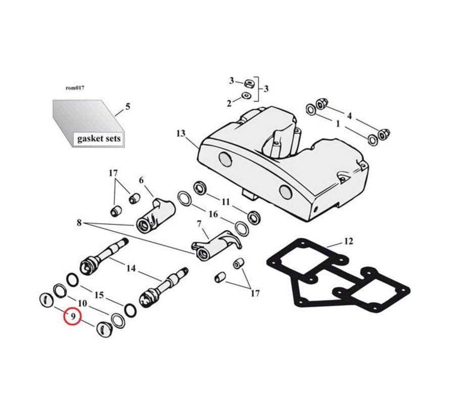 Rocker Wellenende Stecker