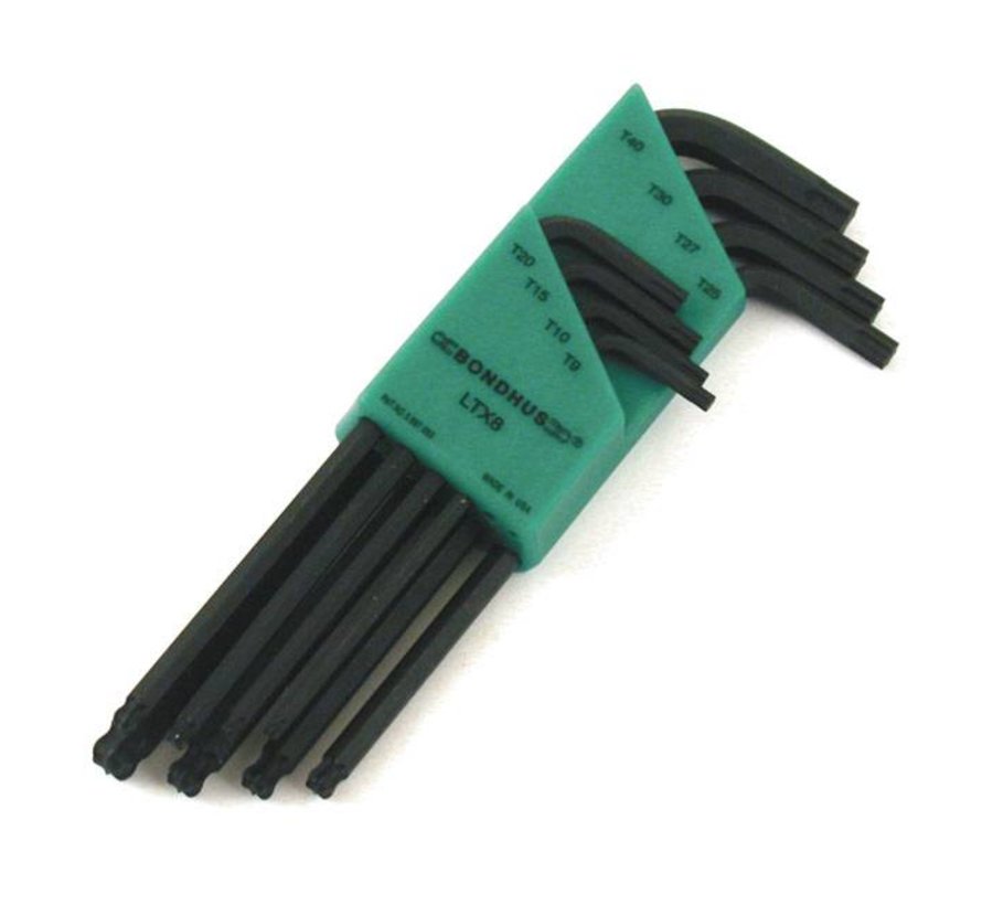 gereedschap torx steeksleutelset torx 8-delig