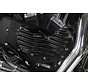 Engine Aluminum ribeye style cam cover trim with Black Fits: > 1991-2015 XL Sportster