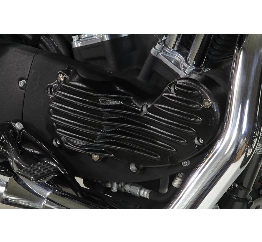 Engine Natural aluminum ribeye style cam cover trim Taco Motos