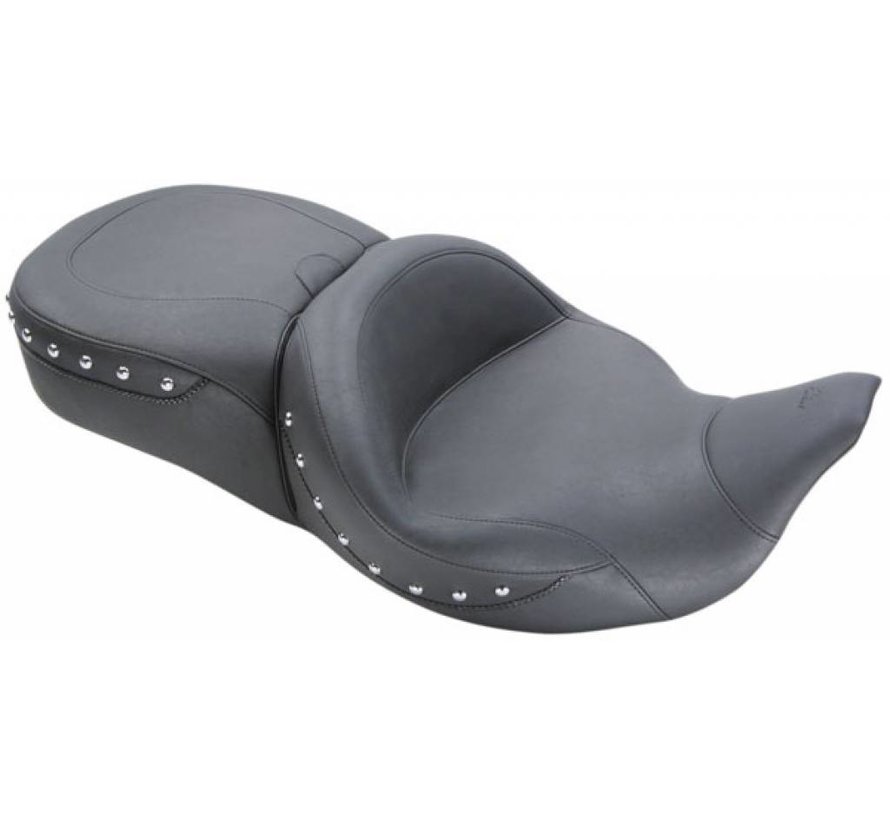 Super Touring 2-Up Vinyl Seat  Fits: > 08-22 Touring