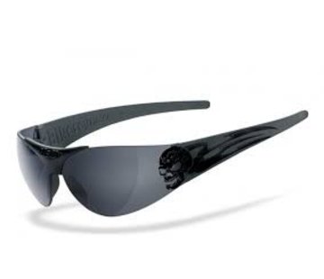 Helly Masque Lunettes de Soleil Moab 4 Tribal Skull Smoke Convient à:> tous les motards