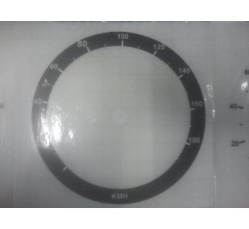 TC-Choppers snelheidsmeter mph naar km converter mijl naar km - Past op:> 100 mm of 80 mm snelheidsmeter