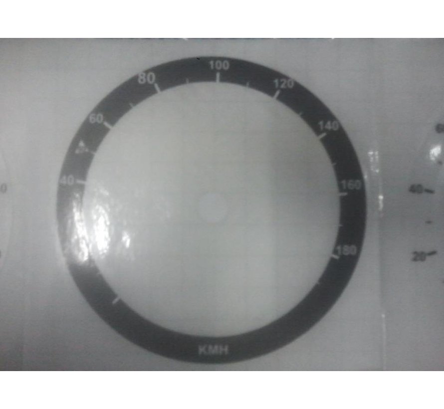 snelheidsmeter mph naar km converter mijl naar km - Past op:> 100 mm of 80 mm snelheidsmeter