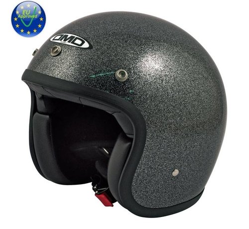 DMD Glitter negro casco