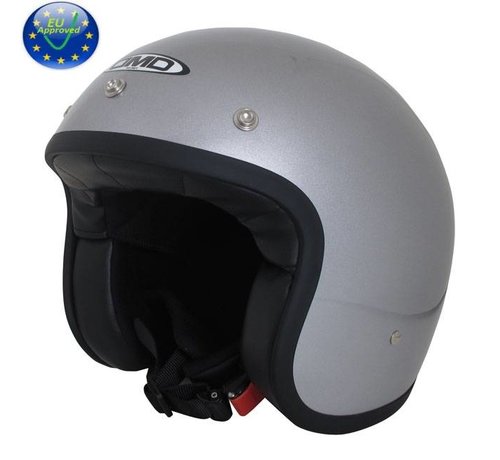 DMD Glitter casco plateado