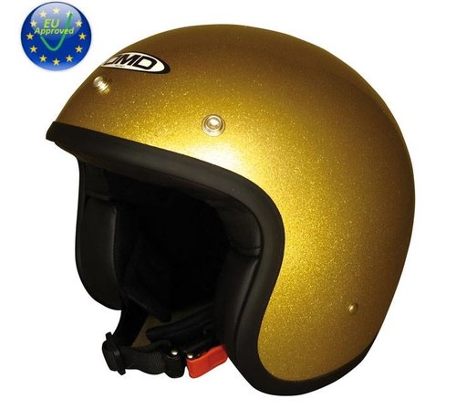 DMD Glitter casco de oro
