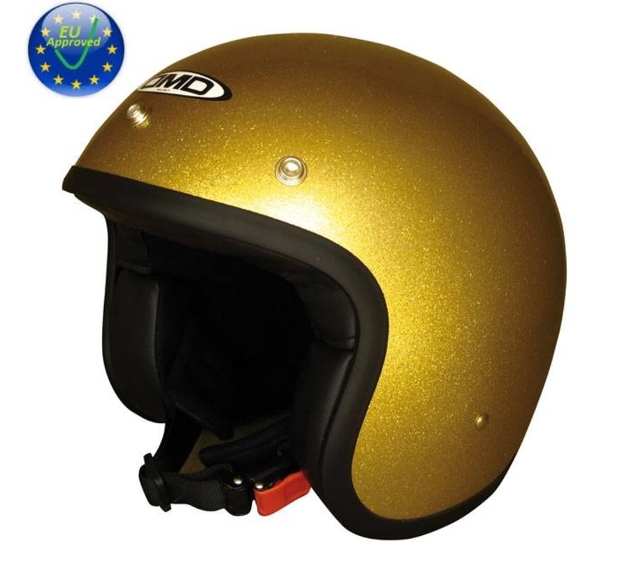 Glitter casco de oro