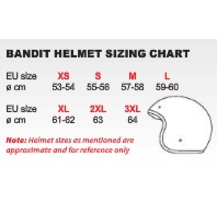 Harley Davidson Helmet Size Chart