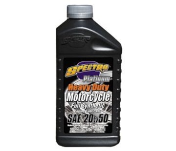 Spectro Oil sae 20w50 heavy duty platinium full synthetic V-Twin engines