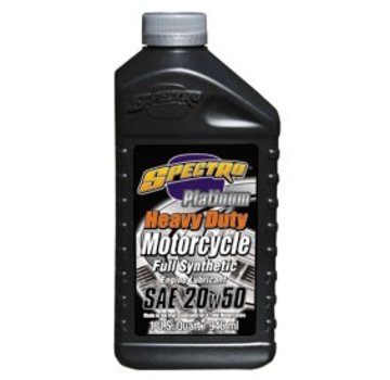 Spectro Oil sae 20w50 heavy duty platinium volsynthetische V-Twin motoren