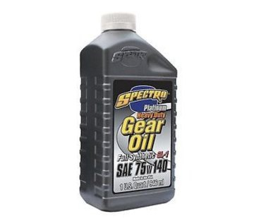 Spectro Oil Sae 75W140 platinum synthetic gear lubricants