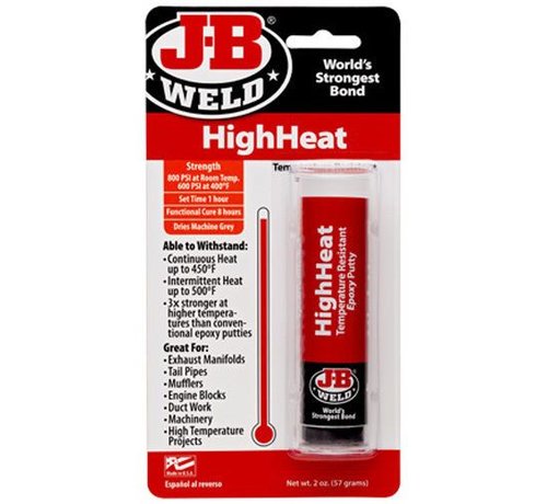 JB weld tools jb weld 8297 high heat epoxy putty stick Fits: > Universal