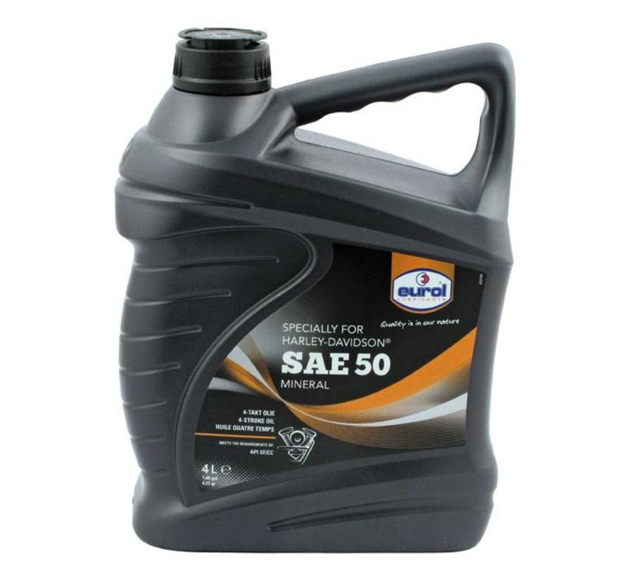 Oil Motorcycle Sae 50 monograde mineral