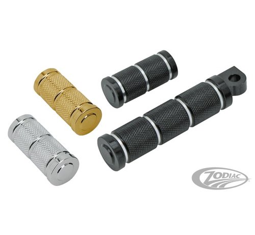 Zodiac  RETRO STYLE KNURLED BILLET ALUMINUM FOOT & SHIFTER PEGS