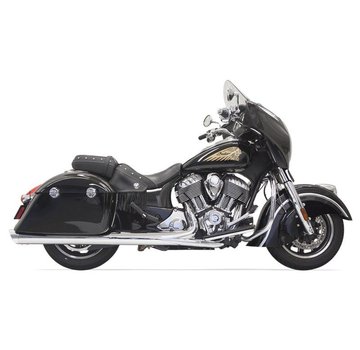 Bassani Geluiddempers chroom - Indian Chief met tassen