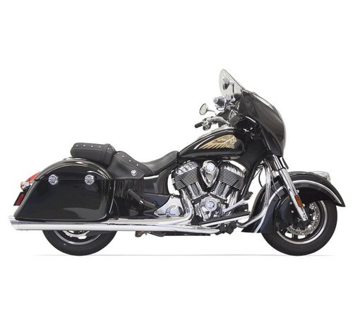 Bassani Geluiddempers chroom - Indian Chief met tassen