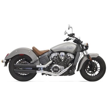 Bassani exhaust Mufflers 3 inch Scout; black