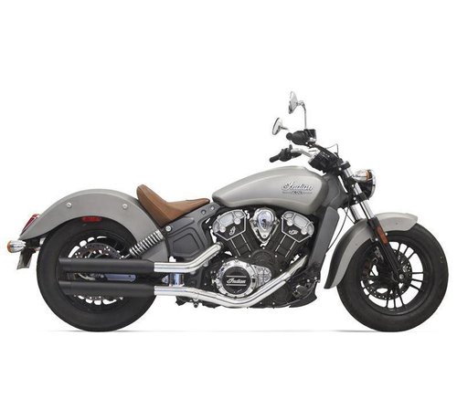 Bassani exhaust Mufflers 3 inch Scout; black